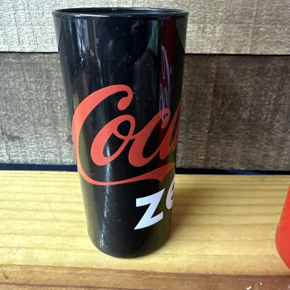 Lot Of 2 Coca Cola And Coca Cola Zero Drink Glasses Tumblers - Picture 4 of 6